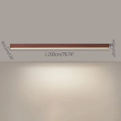 Walnut color 200cm