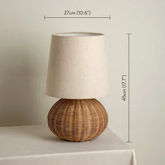 Round desk lamp