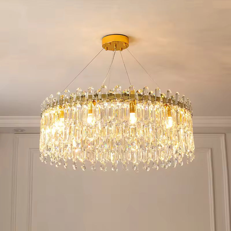 Crystal LED Ceiling Pendant Chandelier Light for Living Room Kitchen