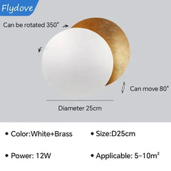 White Brass 25cm