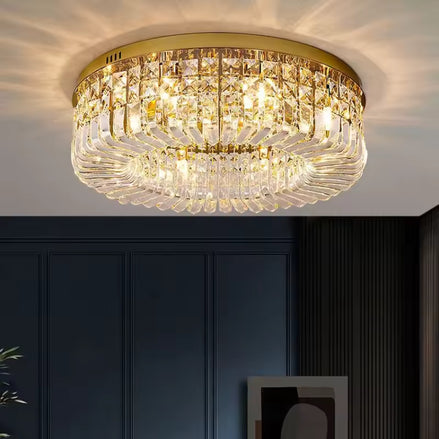 Crystal LED Ceiling Pendant Chandelier Light for Dining Room Living Room