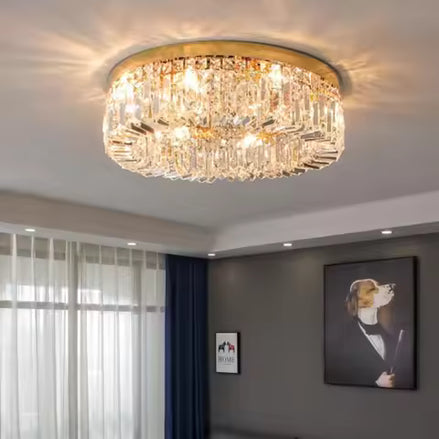 Crystal LED Ceiling Pendant Chandelier Light for Dining Room Living Room