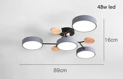 Grey 4 Lamps