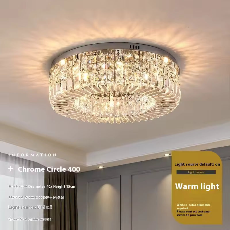 Crystal LED Ceiling Pendant Chandelier Light for Dining Room Living Room