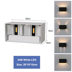 24W White